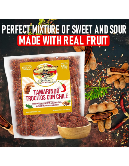 Dulce de Tamarindo con Chile Don Turinos 240g - Sabor Mexicano