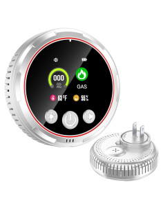 Detector de Monóxido de Carbono 4 en 1 HD13 - Gas, Temp, Humedad