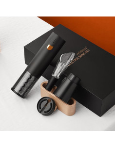 Abridor de Botellas de Vino Eléctrico YYDSBAYS Oro Rosa Recargable 2