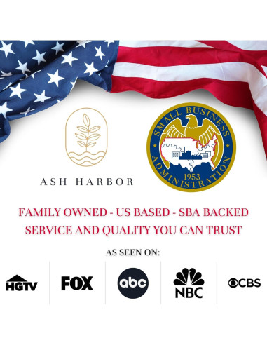 Ambientadores de Aire Ash Harbor - Té Verde Matcha - Paquete de 4