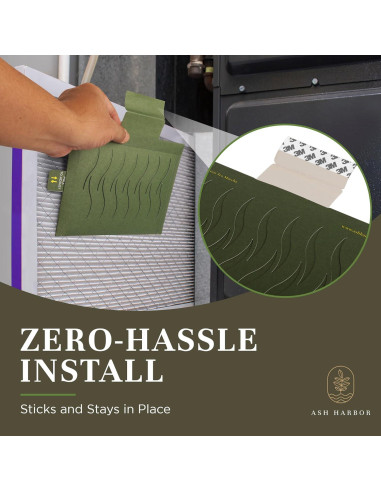 Ambientadores de Aire Ash Harbor - Té Verde Matcha - Paquete de 4