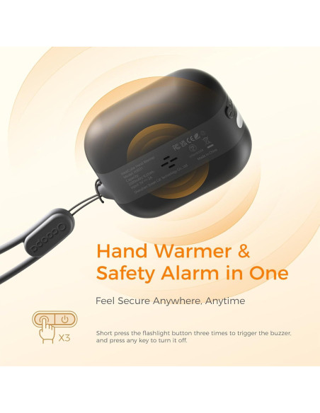 Calentador de Manos Recargable OCOOPA Heatcube 2500mAh 50C