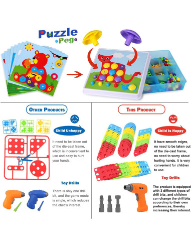 Juego de Herramientas Montessori Haifeng 223 Piezas para Niños
