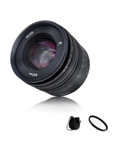 Lente Prime AstrHori 50mm F2.0 para Canon EF-M - Enfoque Manual