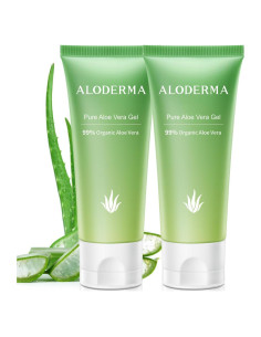 Gel de Aloe Vera Orgánico Aloderma 42.5g - Hidratante y Calmante
