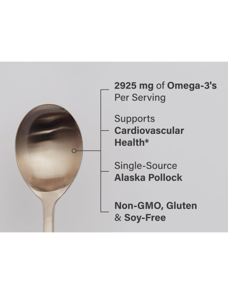 Aceite de Pescado Omega-3 Sports Research 4685mg Limón 240ml