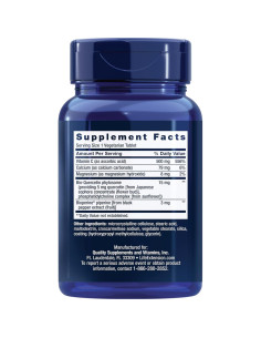 Life Extension Fast-C y Bio-Quercetina 60 Tabletas Vegetarianas 2