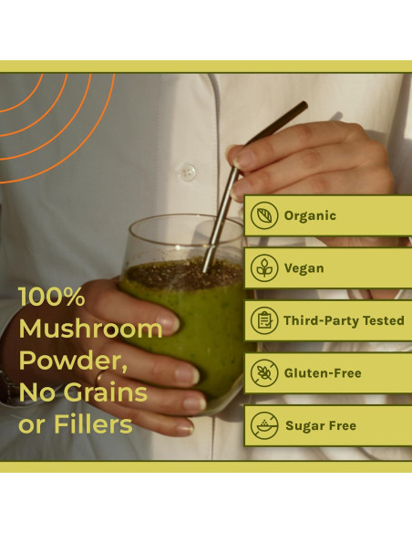 Polvo de Hongo Cordyceps Naturealm 59.5g - Energía y Enfoque