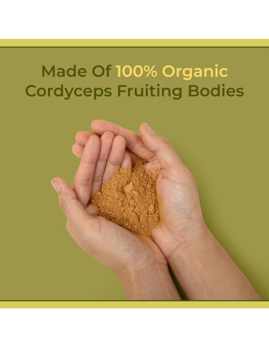 Polvo de Hongo Cordyceps Naturealm 59.5g - Energía y Enfoque