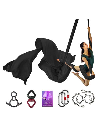 Hamaca de Yoga Aéreo SYCYKA 10m x 2.8m 100% Nylon