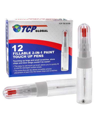 Bolígrafos de Pintura Rellenables TCP Global - Caja de 12, 10ml
