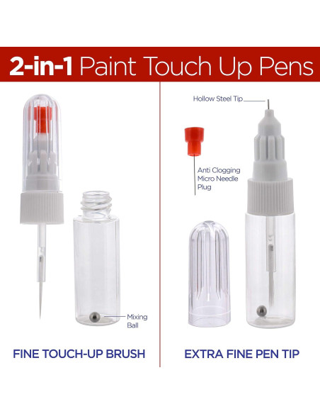 Bolígrafos de Pintura Rellenables TCP Global - Caja de 12, 10ml