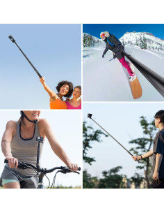 Bastón de Extensión UURig 81 cm para Cámara Insta360 X3/X2/X/ONE 2