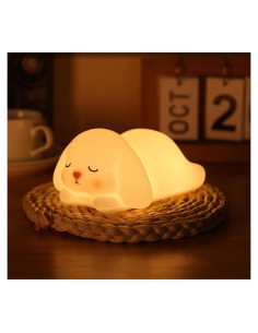 Luz Nocturna Conejo ZKLiLi 16 Colores Silicona Recargable