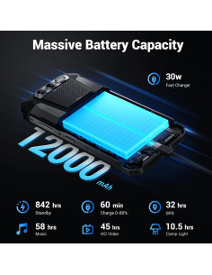 FOSSiBOT F106Pro Teléfono Resistente 12000mAh 15GB/256GB 2