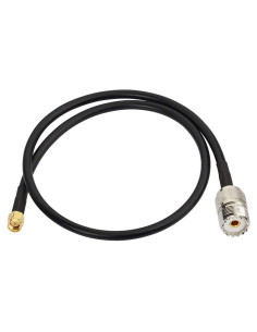 Adaptador Antena Radioaficionado Bingfu SMA Macho a UHF 60cm