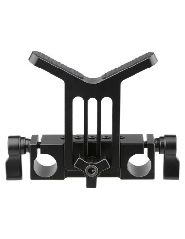 Soporte de Lente CAMVATE 15mm Ajustable Aluminio Negro