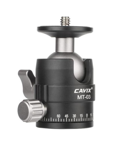 Cabezal de bola panorámico CAVIX MT-03 para trípode 5 kg