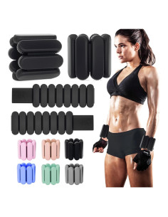 Pesas de Tobillo y Muñeca YOVKOK 0.9 kg Ajustables