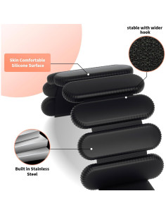 Pesas de Tobillo y Muñeca YOVKOK 0.9 kg Ajustables 2