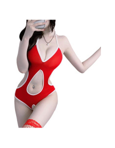 Bodysuit Sexy de Cosplay para Mujeres Temptshow Rojo