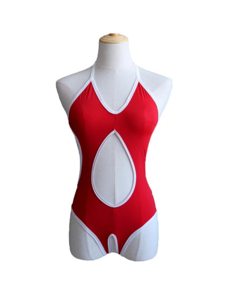 Bodysuit Sexy de Cosplay para Mujeres Temptshow Rojo