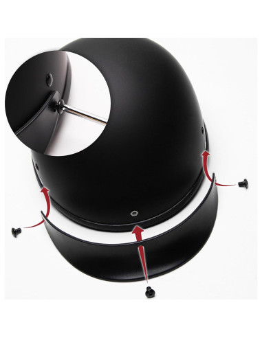 Casco Medio Rostro Cartman 513-L Negro Mate Grande DOT