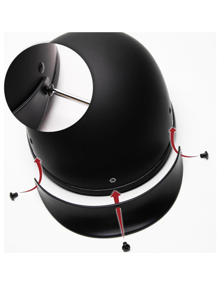 Casco Medio Rostro Cartman 513-L Negro Mate Grande DOT