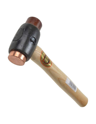 Martillo de Cobre y Cuero Thor Tamaño 1 725g Mango Madera