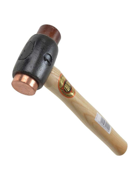 Martillo de Cobre y Cuero Thor Tamaño 1 725g Mango Madera