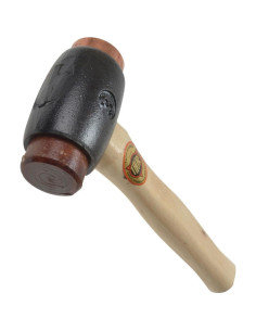Martillo de Cobre y Cuero Thor Tamaño 1 725g Mango Madera 2