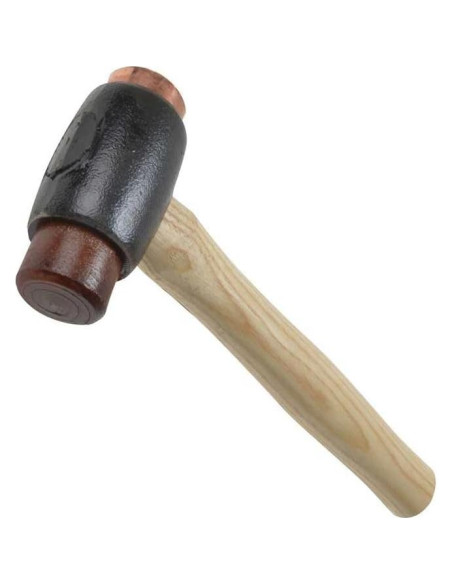 Martillo de Cobre y Cuero Thor Tamaño 1 725g Mango Madera