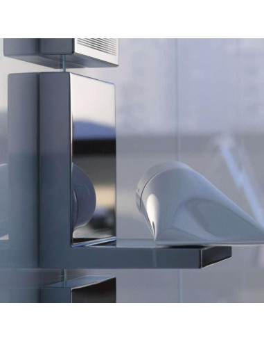 Estante de Baño AXOR Starck Cromo 4" x 4.75" Montado en Pared