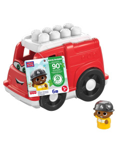 Juguete de Construcción Mega Bloks Camión de Bomberos Freddy 6 Piezas