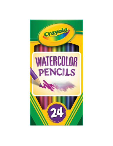 Lápices de acuarela Crayola 24 colores - 163g