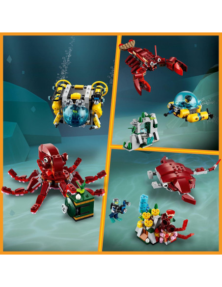 LEGO Creator 3 en 1 Misión de Tesoro Hundido 31130