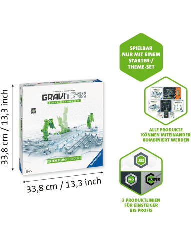 Set de Expansión de Puentes GraviTrax Ravensburger - Juguete STEM 8+