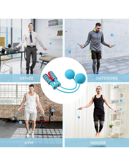 Cuerda de Salto Sin Cuerda VOPOCO Ajustable para Fitness