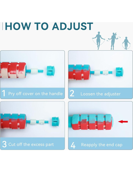 Cuerda de Salto Sin Cuerda VOPOCO Ajustable para Fitness