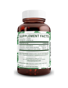 Suplemento Calcio Magnesio Natural Nutra 100 Tabletas Veganas 2