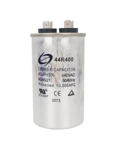 Condensador Redondo UL 40uF 370/440V Clase A para Motor AC