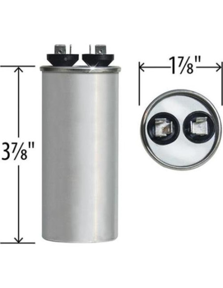 Capacitor Genteq 30 uF 440 VAC Reemplazo Jard 12741 Capacitor Genteq 30 uF 440 VAC Reemplazo Jard 12741