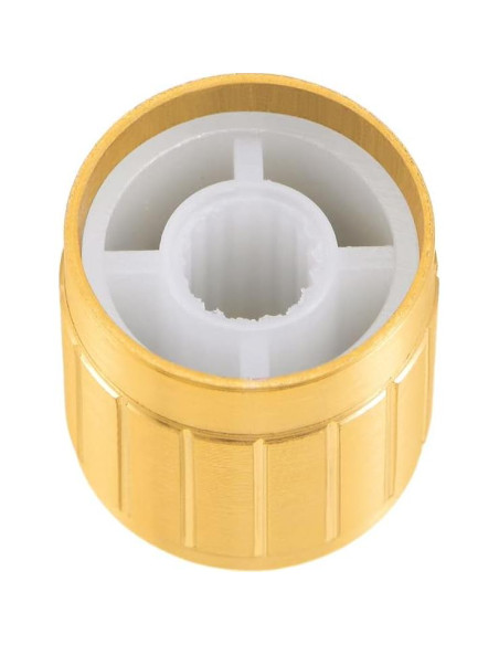 Perillas de Potenciómetro uxcell 2 Pcs Doradas 17mm para Guitarra Perillas de Potenciómetro uxcell 2 Pcs Doradas 17mm para Guitarra