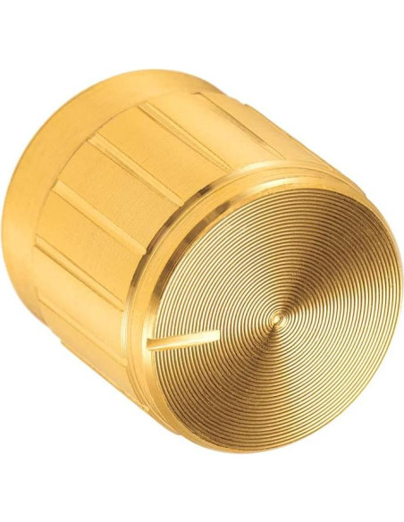 Perillas de Potenciómetro uxcell 2 Pcs Doradas 17mm para Guitarra Perillas de Potenciómetro uxcell 2 Pcs Doradas 17mm para Guitarra