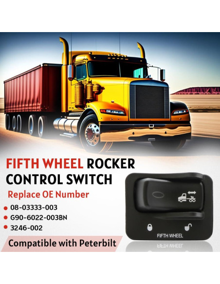 Interruptor de Control de Quinto Rueda SZQBZMJ 08-03333-003