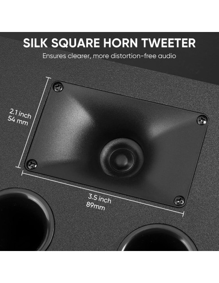 Altavoz Central Saiyin DS7800M, 4" Woofers, Pasivo, Montable