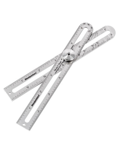 Herramienta de Diseño 12 en 1 Woodpeckers, Acero Inoxidable