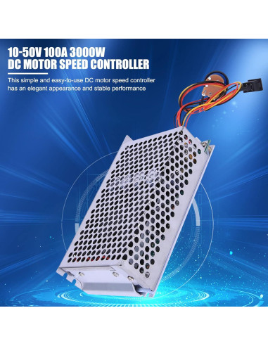 Controlador de Velocidad Motor DC PWM EVTSCAN 10-50V 100A 5000W