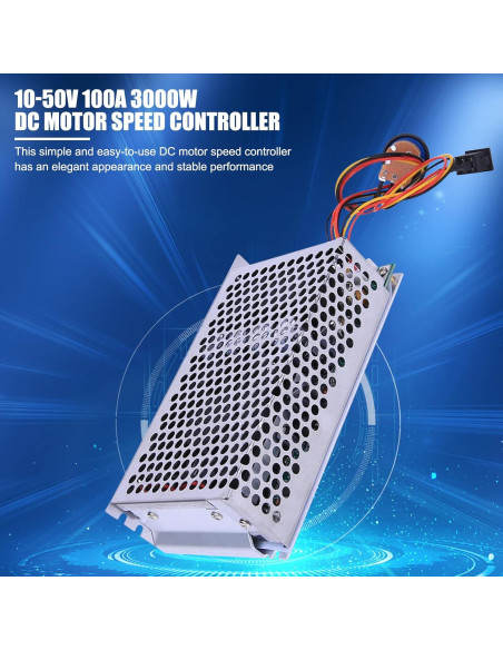 Controlador de Velocidad Motor DC PWM EVTSCAN 10-50V 100A 5000W