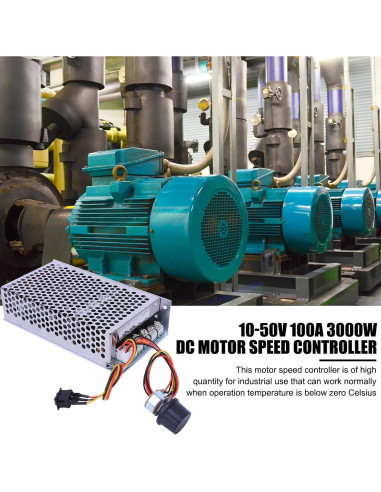 Controlador de Velocidad Motor DC PWM EVTSCAN 10-50V 100A 5000W